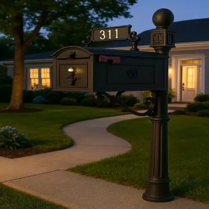 cast aluminum mailboxes