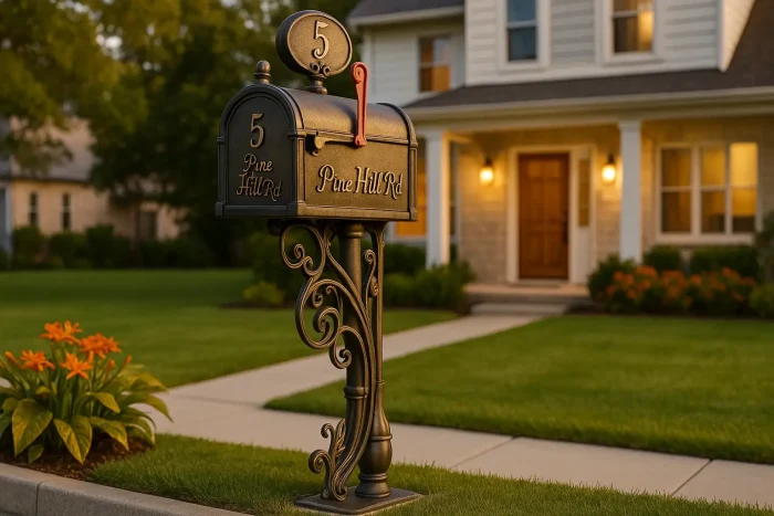 cast aluminum mailboxes
