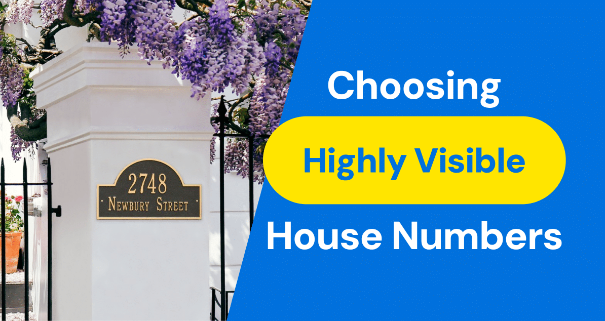 3 Key Tips for Choosing Highly Visible House Numbers