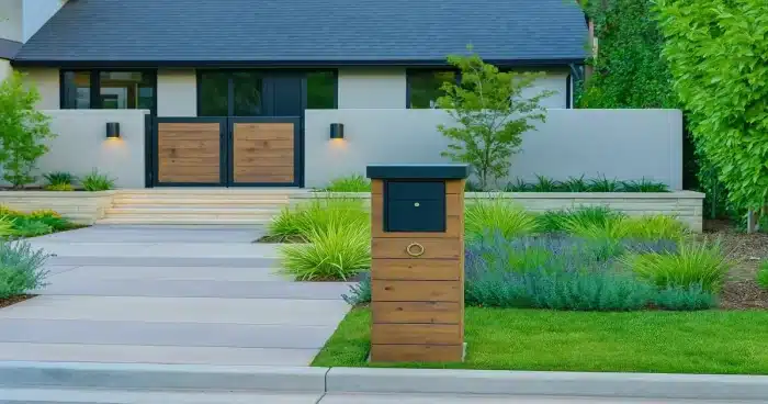 contemporary mailbox