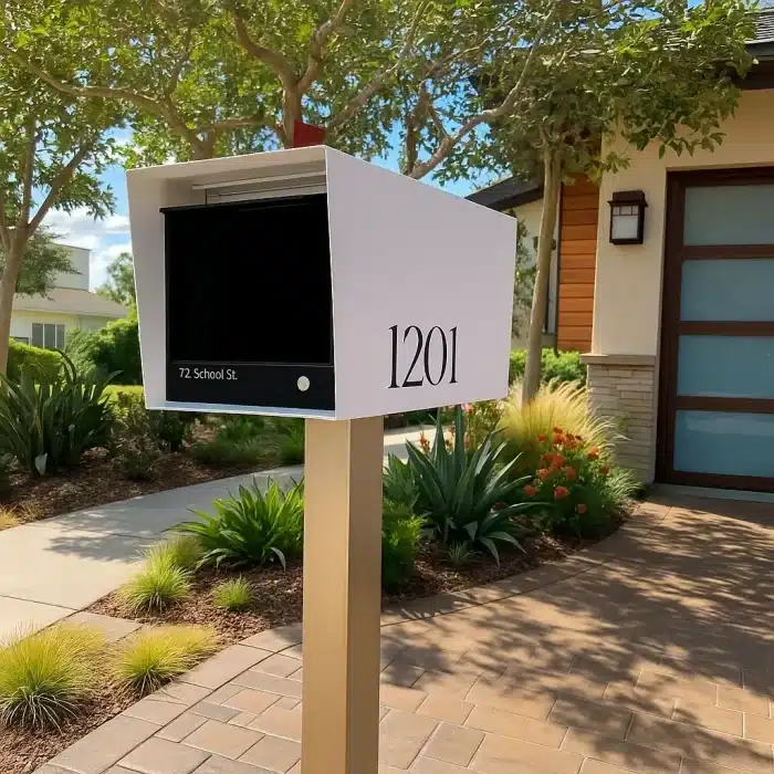 post mount mailbox