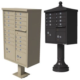 Commercial CBU Cluster Box Unit Mailboxes