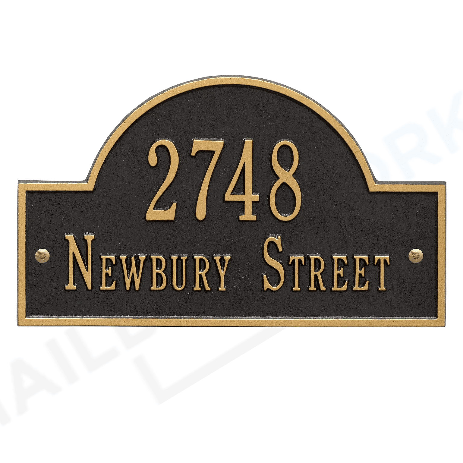 Whitehall Arch Marker Address Plaque at Mailboxworks