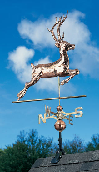 Whitehall Copper Deer Classic Weathervane