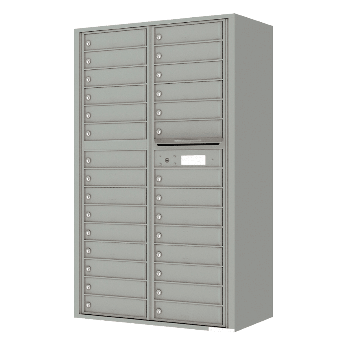 Florence Surface Mount 4C Horizontal Mailbox – 29 Tenant Doors – Front Loading – Max Height – Private Access Product Image