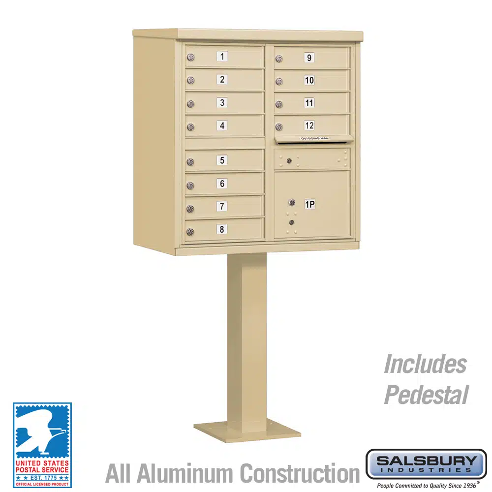 Salsbury 12 Door Cluster Mailbox 3312 Product Image