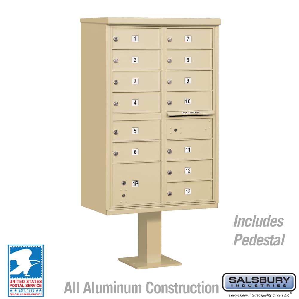 Salsbury 13 Door Cluster Mailbox 3313 Product Image