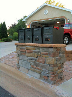 Oasis Mailbox Installed View