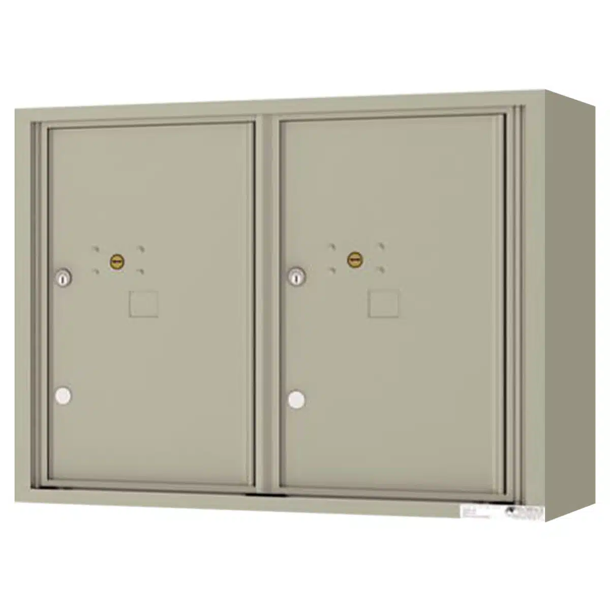 Florence Surface Mount 4C Horizontal Mailbox – 2 Parcel Lockers – Front Loading – 6 Doors High – Private Access Product Image