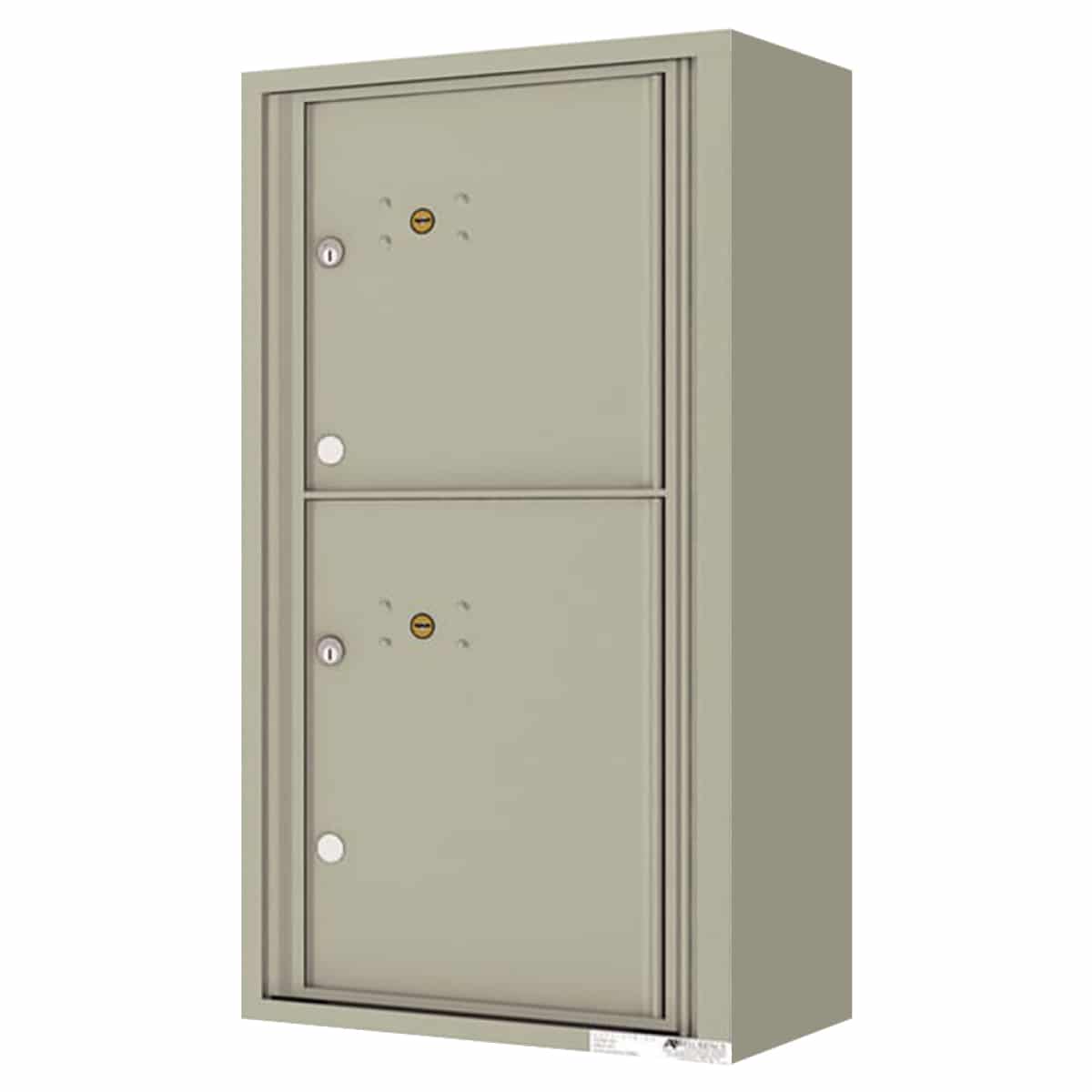 Florence Surface Mount 4C Horizontal Mailbox – 2 Parcel Lockers – Front Loading – 9 Doors High – Private Access Product Image