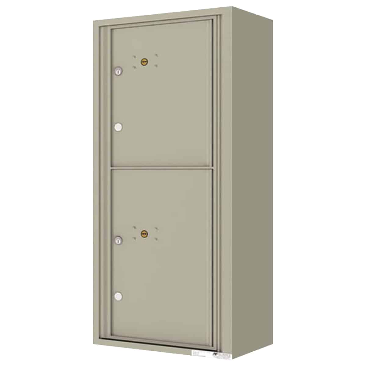 Florence Surface Mount 4C Horizontal Mailbox – 2 Parcel Lockers – Front Loading – 11 Doors High – Private Access Product Image