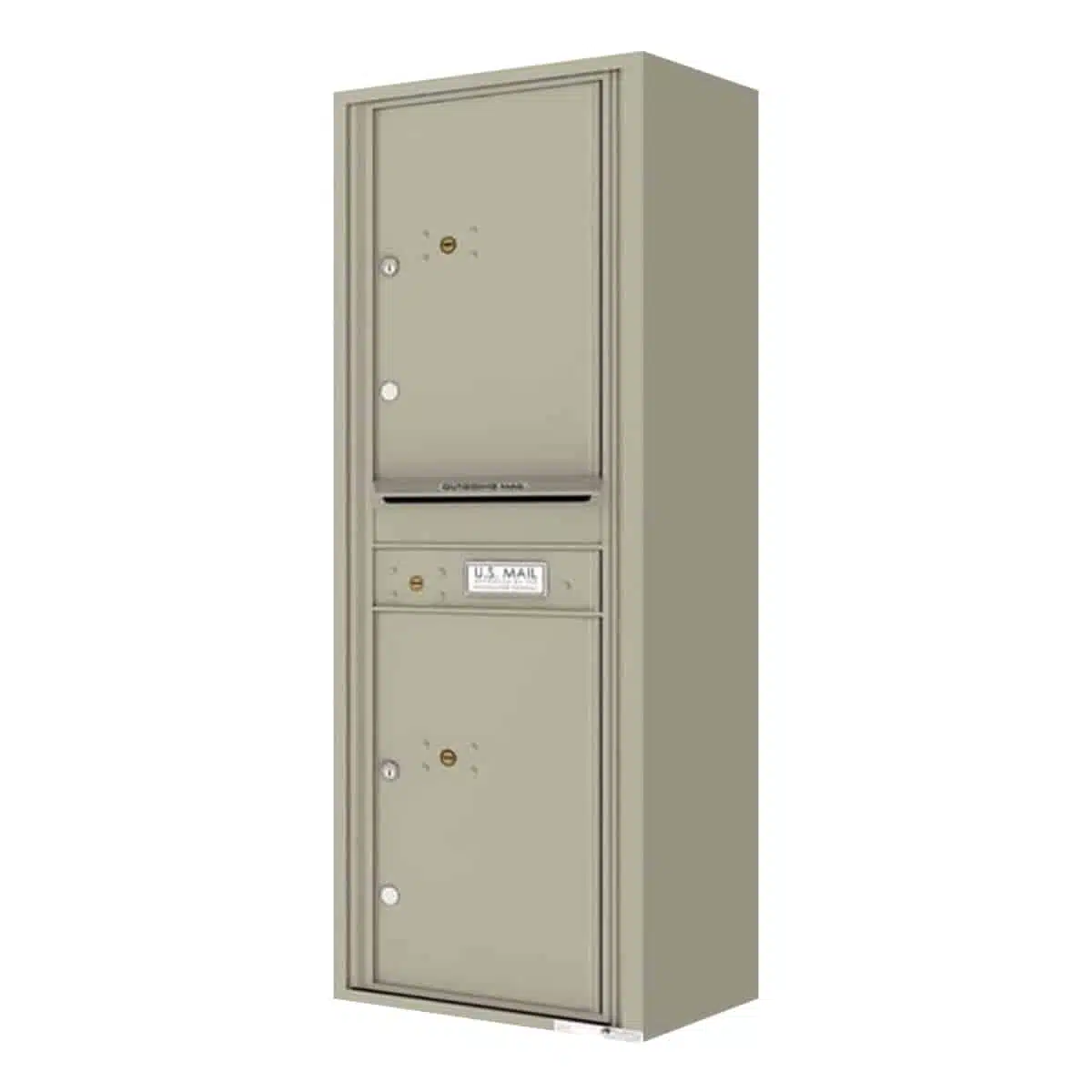 Florence Surface Mount 4C Horizontal Mailbox – 2 Parcel Lockers – Front Loading – 14 Doors High – Private Access Product Image