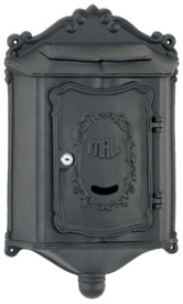 AMCO Colonial Wall Mount Mailbox Black