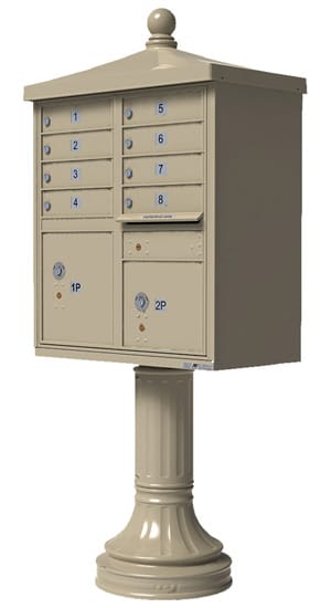 Florence Traditional Vogue Accessories for 8 or 12 Door CBU Mailboxes Product Image