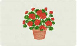 Bacova Mailbox Geranium 10411