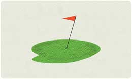 Bacova Mailbox Golf Putting Green 10413