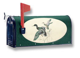 Bacova New Mallard 15405 Green Background