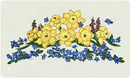 Bacova Mailbox Daffodils 10336