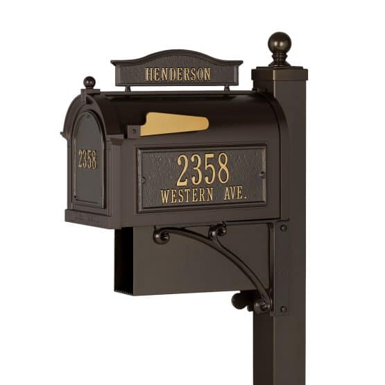 Whitehall Custom Capitol Mailbox and Post Package (Optional Post & Accessories) Product Image