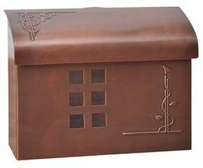 Ecco 7 Mailbox Antique Copper