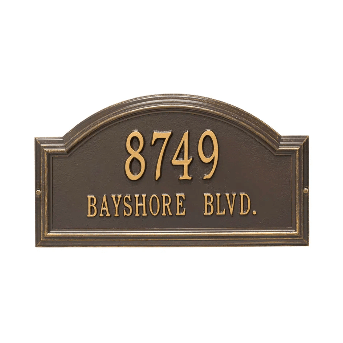 The Whitehall Providence Arch Address Plaque Product Image