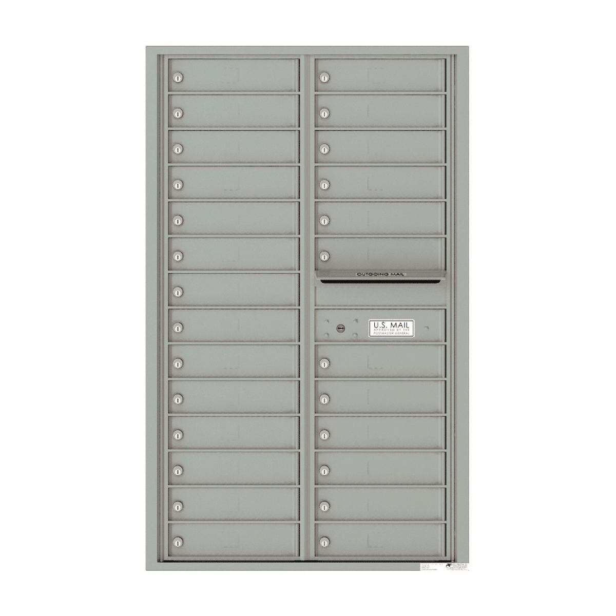 Florence Recessed 4C Horizontal Mailbox – 26 Tenant Doors – Front Loading – 14 Doors High – USPS Access Product Image