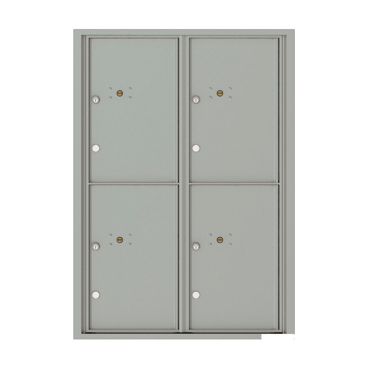 Florence Recessed 4C Horizontal Mailbox – 4 Parcel Lockers – Front Loading – 12 Doors High – USPS Access Product Image