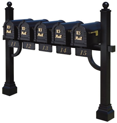 Keystone Signature Mailboxes Pentad Mount Post