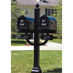 Signature Keystone Locking Mailboxes Double Deluxe