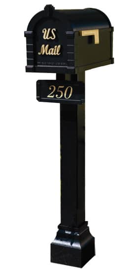 Gaines Signature Keystone Mailbox Standard Post