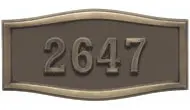 Gaines Large Roundtangle Bronze Antique Bronze