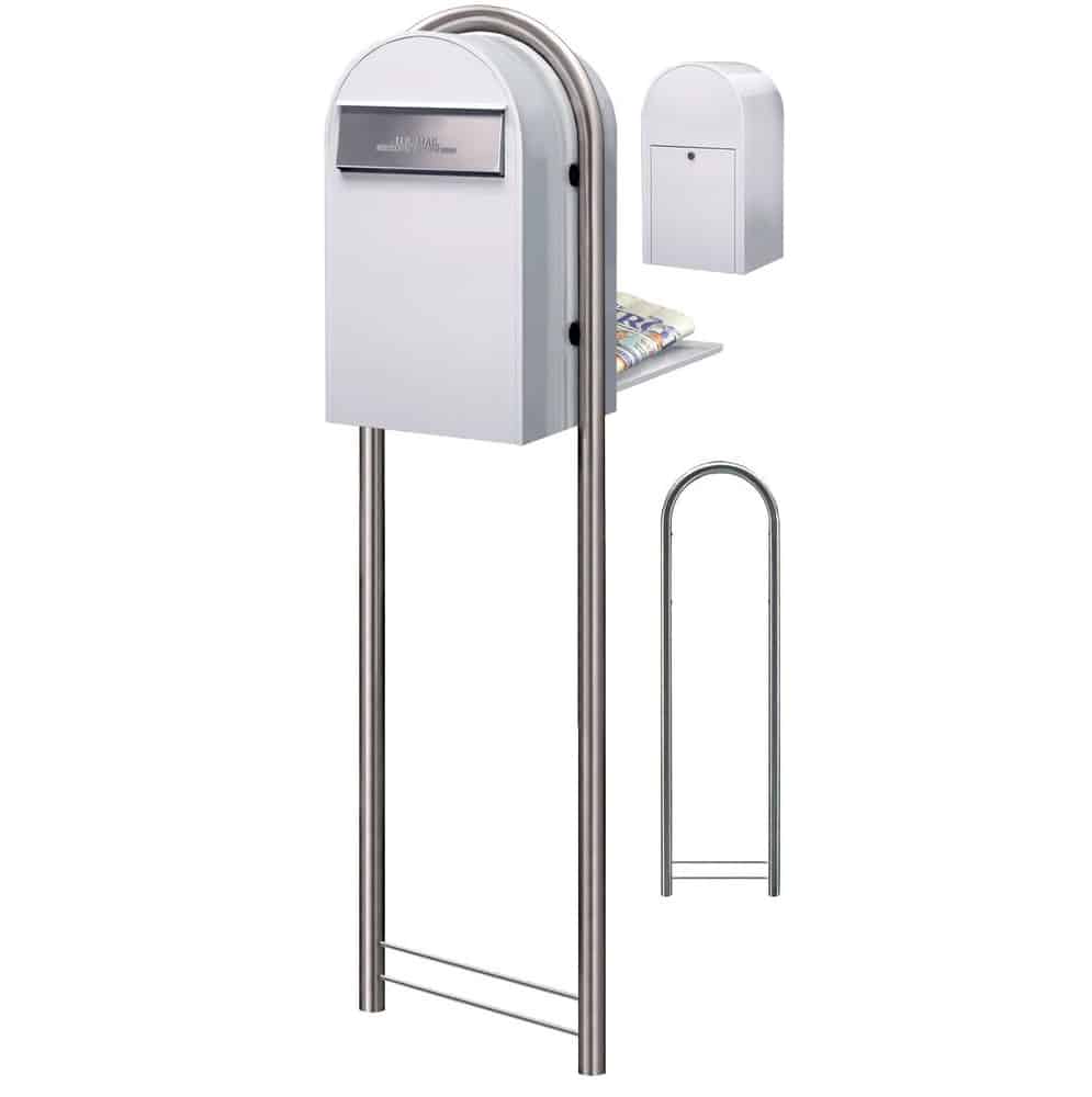 Bobi Grande B Rear Access Mailbox with Round Post Product Image