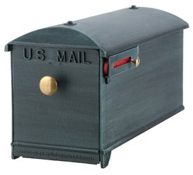 Imperial Mailbox Post Verde Green