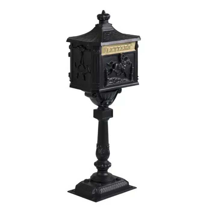 Locking+Post+Mounted+Mailbox-bk Locking+Post+Mounted+Mailbox-bk