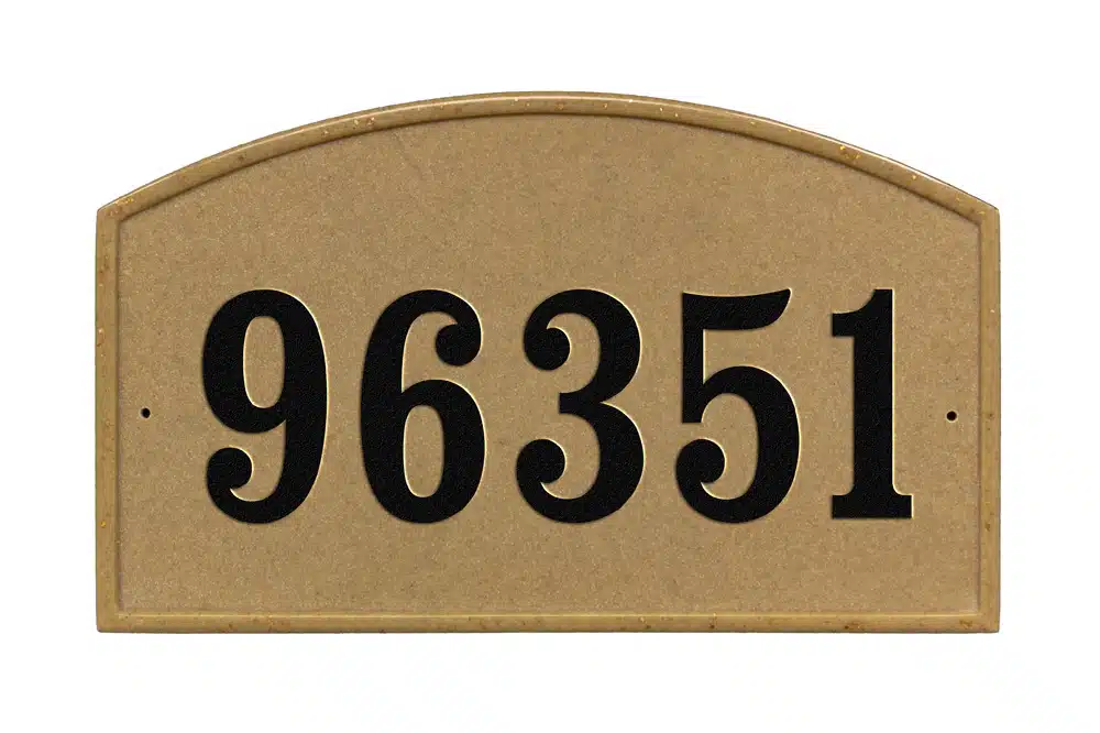 QualArc Riviera Arch Address Plaque Product Image