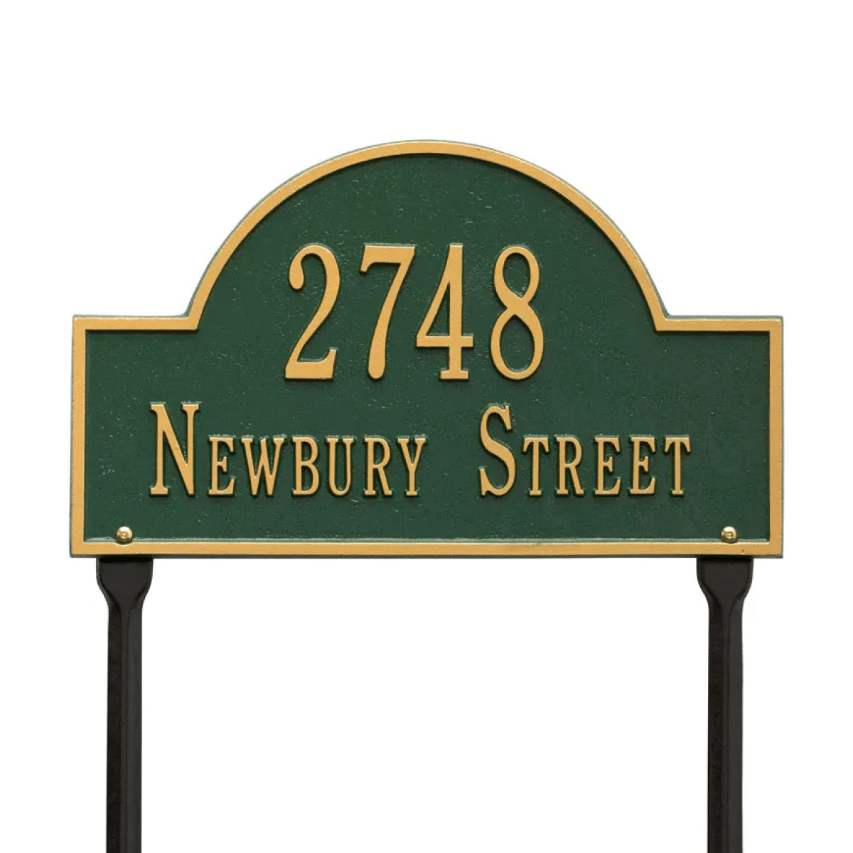 The Whitehall Arch Marker Rectangle Lawn Address Plaque Product Image