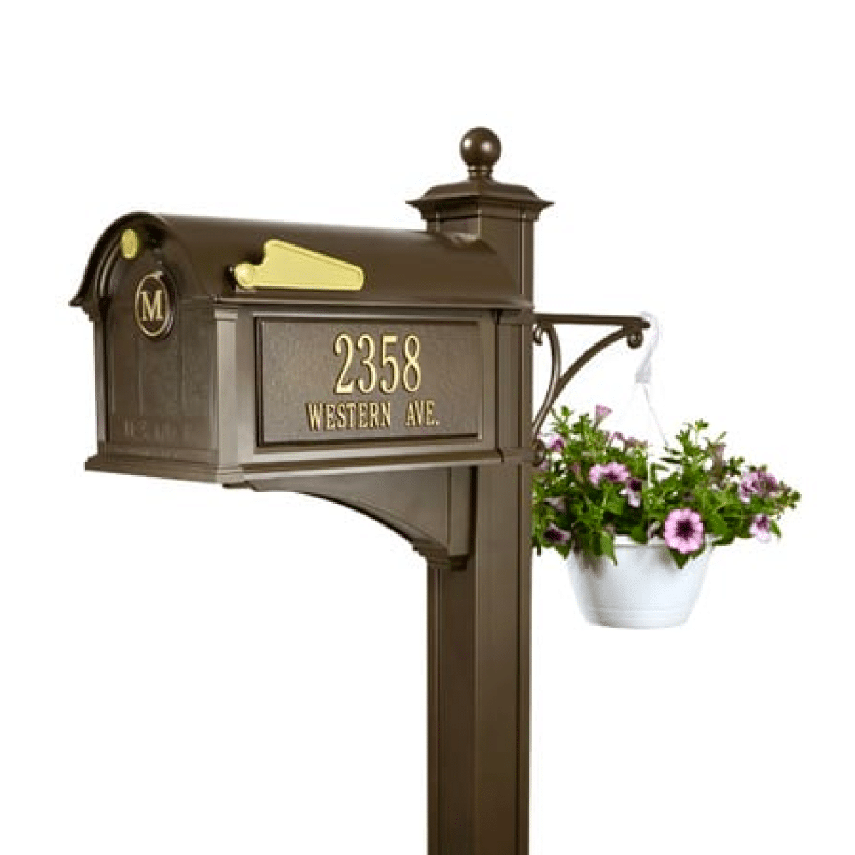 Whitehall Balmoral Monogram Mailbox Deluxe Package Product Image