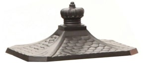 AMCO Victorian Pedestal Roof Replacement Bronze