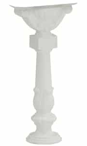 AMCO Victorian Pedestal Mailbox Post White