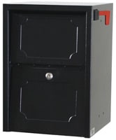 dVault Junior Delivery Vault Mailboxes Black