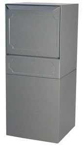 dVault Curbside Post Mount Vault Gray