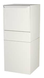 dVault Curbside Post Mount Vault White