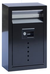 Ecco 9 Wall Mount Mailbox Black