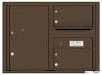 Florence 4C Mailboxes 4C06D-02 Antique Bronze