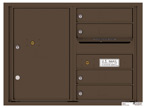 Florence 4C Mailboxes 4C06D-04 Antique Bronze