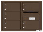 Florence 4C Mailboxes 4C06D-05X Antique Bronze