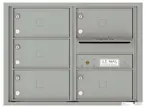 Florence 4C Mailboxes 4C06D-05X Silver Speck