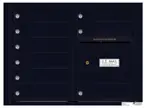 Florence 4C Mailboxes 4C06D-09 Black
