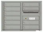 Florence 4C Mailboxes 4C06D-10 Silver Speck