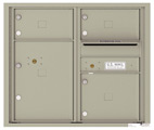 Florence 4C Mailboxes 4C07D-03 Postal Grey